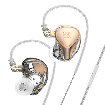 KZ ZEX Pro Elektrostatik + Dinamik + Dengeli Kulak Kulaklık Gürültü İptal Spor Oyunu HİFİ Kulaklık Ayrılabilir Kablo Görüntü 2