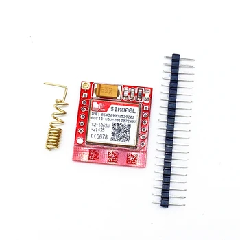 Küçük SIM800L GPRS GSM Modülü MicroSIM Kartı Çekirdek Kurulu Quad-band TTL Seri Port