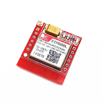 Küçük SIM800L GPRS GSM Modülü MicroSIM Kartı Çekirdek Kurulu Quad-band TTL Seri Port Görüntü 2