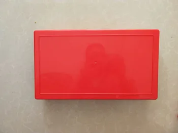 Kırmızı Toplama Kutusu Araba Katlanır Flip itmeli anahtar 144 Blokları itmeli anahtar saklama kutusu Görüntü 2