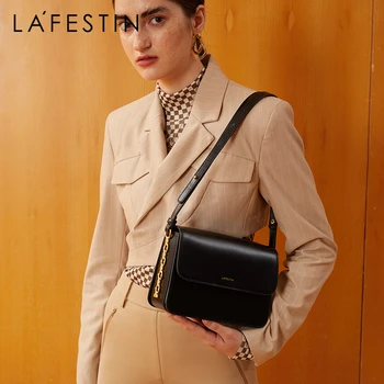 LA FESTIN Lüks Tasarımcı Kadınlar için Crossbody Çanta Retro 2022New Moda Koltukaltı Çanta Deri Bayan omuz çantası Tüm Maç