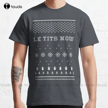 Le Tits ' Şimdi / Let It Kar klasik tişört İskelet Gömlek Özel Yetişkin Genç Unisex Dijital Baskı Tee Gömlek Xs-5Xl