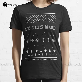 Le Tits ' Şimdi / Let It Kar klasik tişört İskelet Gömlek Özel Yetişkin Genç Unisex Dijital Baskı Tee Gömlek Xs-5Xl Görüntü 2