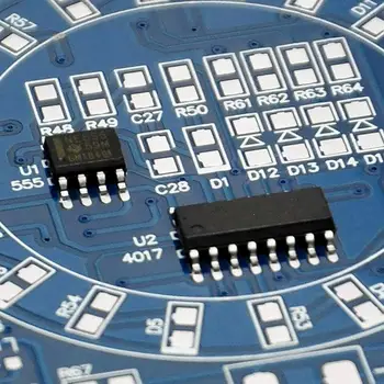 Lehimleme Uygulama SMD devre Dönebilen LED Kaynak Kiti PCB devre kartı modülü DİY elektronik bileşenler Kiti Görüntü 2