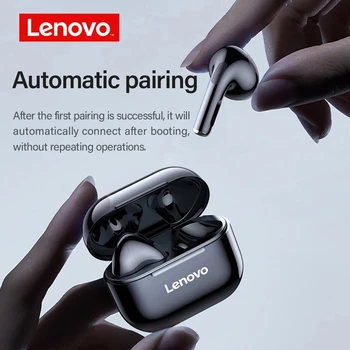 Lenovo LP40 Bluetooth 5.0 Kulaklık TWS kablosuz kulaklık Çift stereo kulaklıklar Gürültü Azaltma Bas Kulaklık Dokunmatik Kontrol 300mAh