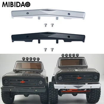 Mibidao Metal Siyah / Gümüş Ön Tampon Eksenel SCX24 AXI00001 1/24 RC Paletli Araba Yükseltme Parçaları Aksesuarları