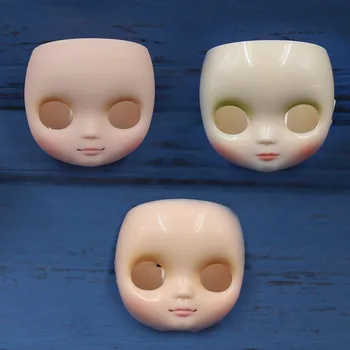 middie blyth doll yüz plakası fabrika orta blyth ile arka yüz plakası ve vida beyaz cilt