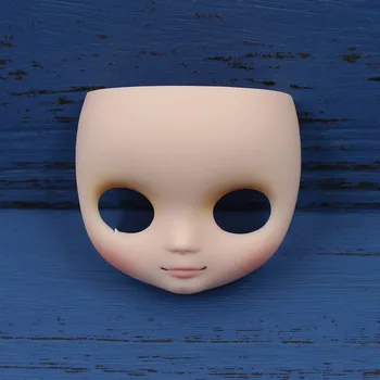 middie blyth doll yüz plakası fabrika orta blyth ile arka yüz plakası ve vida beyaz cilt Görüntü 2