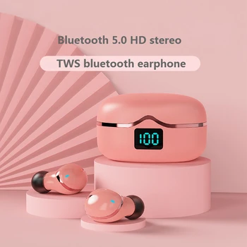 Mini Bluetooth Kulaklık TWS kablosuz kulaklıklar Kulak Dokunmatik Kontrol kablosuz kulaklık Gürültü İptal Kulaklık Mikrofon ile