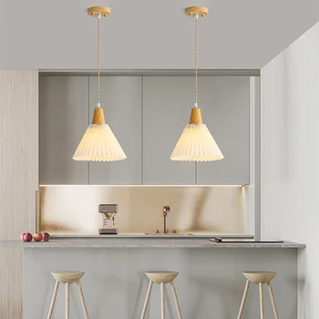 Modern kolye ışıkları tavan Pilili Abajur E27 Taban Asılı lamba yemek odası Mutfak Ada Aydınlatma tavan avize