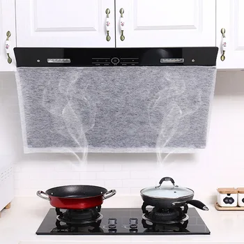 Mutfak yağı filtre Kağıdı Güvenli Çıkarıcı fan sayfası Sıcaklığa dayanıklı Gres dokunmamış Kaput Filtreleri Kaplama Pedi