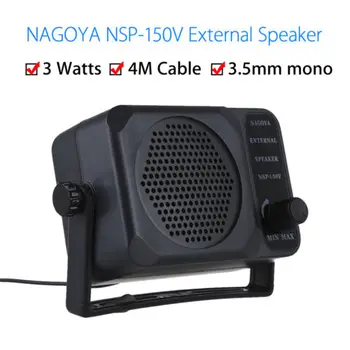 Nagoya NSP-150V Harici Hoparlör 3W Amatör Radyolar için ICOM Yaesu Motorola Kenwood