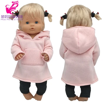 Nenuco kışlık ceketler Ropa Y Su Hermanita 17 İnç Bebek Bebek Giysileri Kostümleri