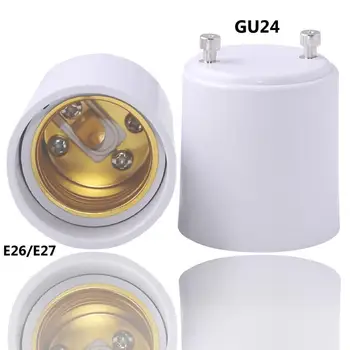 niceeshop (TM) Jenerik GU24-E26 / E27 Adaptörleri-Pim Taban Fikstürünü (GU24) Standart Vidalı Ampul Soketine Dönüştürür