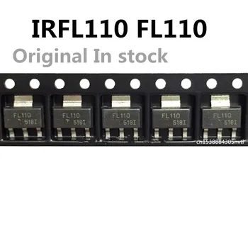 Orijinal 10 adet / IRFL110TRPBF IRFL110 FL110 SOT-223 1.5 A / 100 V MOSFET