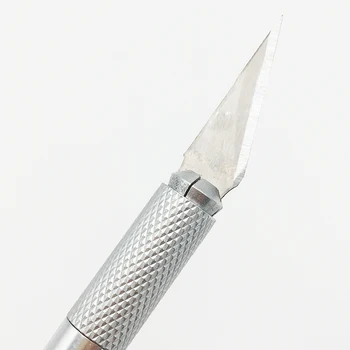 Oyma Hobi Bıçak neşter için değiştirilebilir bıçaklar ile Kil Heykel Çömlek Modelleme Oyma Seramik Araçları Görüntü 2