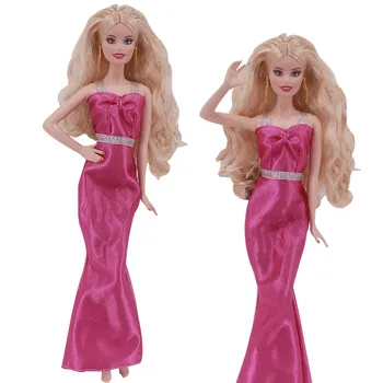 Oyuncak bebek giysileri Barbie Moda El Yapımı Gece Elbisesi Kısa Etek 11.8 İnç Barbie ve BJD Bebek, kız çocuk oyuncağı Hediyeler Görüntü 2