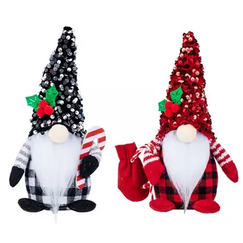 Parlayan Gnome Noel Meçhul Bebek Mutlu noel ev dekorasyonu Navidad Natal Hediye için Yeni Yıl 2022 Yılbaşı Hediyeleri U0V7