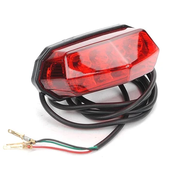 Parçaları Fren lambası Aksesuarları Motosiklet Elektrikli Evrensel Kırmızı 36V-60V