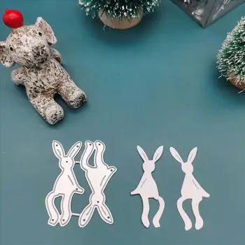 paskalya tavşanı Kesme Ölür Yeni 2022 Zanaat Ölür Scrapbooking Stencil Kağıt Kartı Dekoratif DIY Zanaat Diecuts
