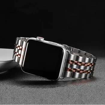 Paslanmaz Çelik kayış apple saat bandı 44mm 45mm 41mm 40mm 42mm 38mm metal watchband bilezik iwatch Serisi 3 4 5 se 6 7 8