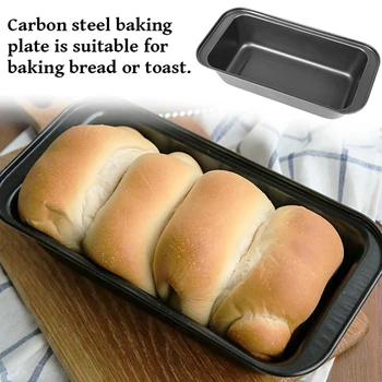 Pişirme Tepsisi yapışmaz Tost ekmek tavası Karbon Çelik ekmek kalıbı Bakeware Dikdörtgen Kek Kek Kalıbı