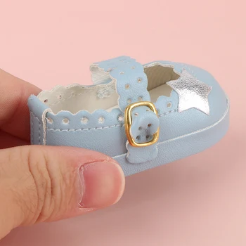 PU deri ayakkabı Takım Elbise 16 İnç oyuncak bebek giysileri Oyuncak Bebek Ayakkabıları El Yapımı Pentagram Oyuncak Ayakkabı Bebek Hediye Bebek Aksesuarları Görüntü 2
