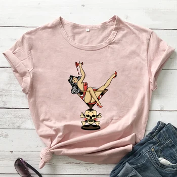 Renkli Kız İçme Şampanya T-shirt Kadın Vintage Günü İçme Tshirt Estetik Hipster grafikli tişört Üst