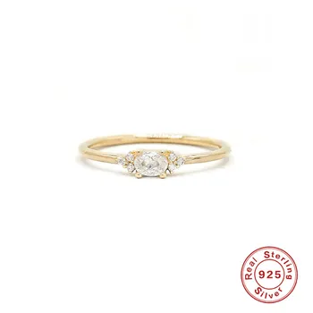 ROXI 925 Ayar Gümüş Beyaz parlayan elmas Parmak Yüzük Kadınlar Kızlar İçin Düğün Bildirimi Güzel Takı hediye Elmas Yüzük Görüntü 2