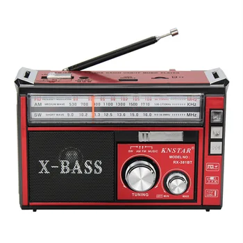 Rx - 381bt Üç bantlı Radyo Vintage Taşınabilir Plug-in Kart bluetooth hoparlör FM Yarı İletken Radyolar Portatil Am Fm Radyo
