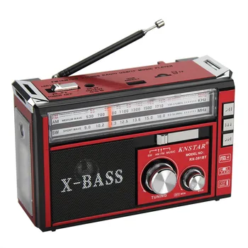 Rx - 381bt Üç bantlı Radyo Vintage Taşınabilir Plug-in Kart bluetooth hoparlör FM Yarı İletken Radyolar Portatil Am Fm Radyo Görüntü 2