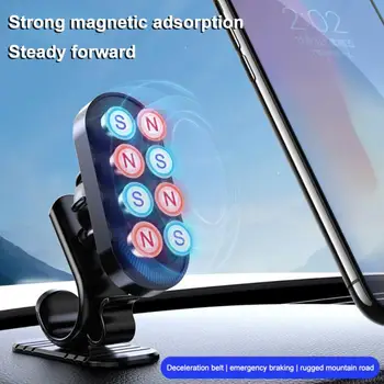 RYRA Manyetik Araba Telefon Sahibi 360 GPS Aparatı Cep telefonu Huawei İçin iPhone Pro Max Xiaomi Mount Dönen Derece Stand  Görüntü 2