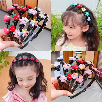 Sevimli Çiçek Çilek saç bandı Kızlar İçin Çocuk saç tokası El Yapımı Hairbands Kafa Bandı Doğum Günü Hediyeleri Şapkalar saç aksesuarları