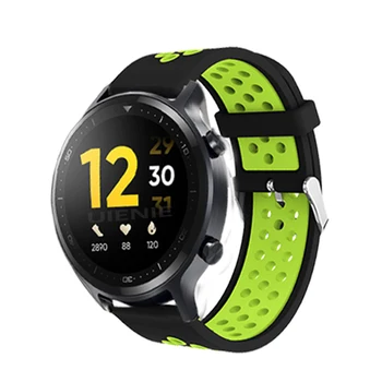 Silikon saat kayışı için Realme için İzle S Kayış Bilezik Spor Yedek Watchband Realme için İzle Bileklik correa Görüntü 2