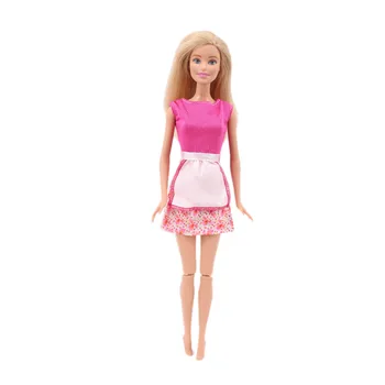 Sonbahar gündelik spor giyim Barbie oyuncak bebek giysileri Renkli Leopar Baskı Tarzı 11 İnç 26-28 Cm Barbie Bebek, Giysi Aksesuarları Görüntü 2