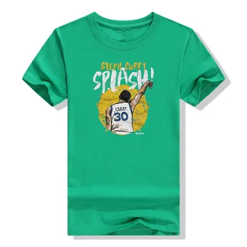 Steph Köri Çocuklar Yetişkinler Gömlek-Steph-Köri Sıçrama Giysi Basketbol Spor Tee Üst Özelleştirilmiş Ürünler Erkek Giyim En Çok Satan Görüntü 2