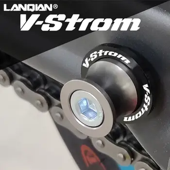 SUZUKI için V-STROM 650 V-Strom650 VStrom DL650 Motosiklet 8MM CNC Alüminyum Salınım Kolu Makaralar Standı Vidaları Kaymak Bobinleri