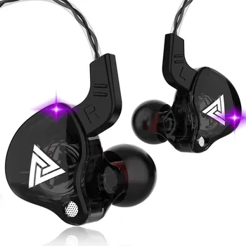 Sıcak Satış QKZ AK6 spor Stereo ses telefon kulak içi kulak kancası kulaklık kulaklık kablolu oyun kulaklık