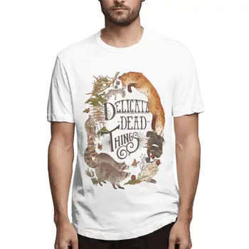 Tahnitçilik Narin Ölü Şeyler Erkekler klasik tişört serin tişört Kısa kollu Yuvarlak Boyun T-Shirt %100 % Pamuk Baskılı Giyim