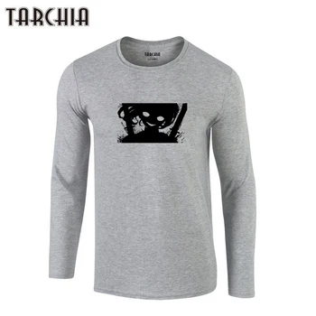 TARCHİA 2023 Yeni Fahion Tops Tees Kazak Gömlek Erkek Hayalet Uzun Kollu T büyük Boy %100 Pamuk T Gömlek Artı Boyutu T-Shirt Görüntü 2