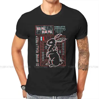 Tavşan adamın TShirt Matrix Neo O Boyun Kısa Kollu %100 % Pamuk T Shirt Mizah En Kaliteli Hediye Fikri