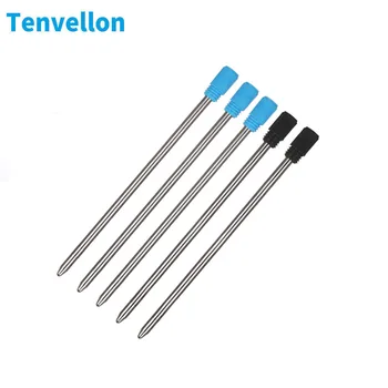 Tenvellon 5 ADET Taktik Kalem Dolum Siyah Mavi Yedekler Mürekkep için Fit 7cm dolum taktik kalem