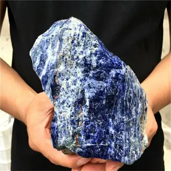 Toptan Fiyat Kuvars mineral örneği Kaba Taşlar Doğal Mavi Damarlar Cevheri Ham Taş Reiki Şifa Kaba Mineral Çakra