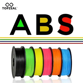 TOPZEAL 3D Yazıcı ABS filamenti 1 KG/2.2 LBS 1.75 mm Boyutsal Doğruluk +/-0.02 mm 343 M 3D Baskı Malzemesi Plastik RepRap