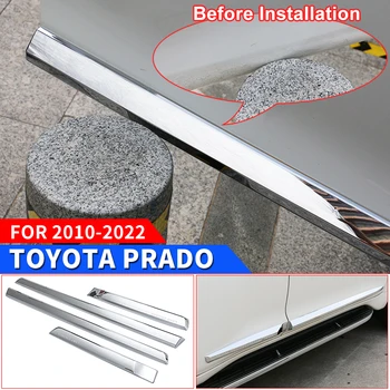 Toyota Land Cruiser Prado 150 için 2010-2022side kapı vücut anti-scratch şerit aksesuarları LC150 vücut döşeme Görünüm Modifikasyonu