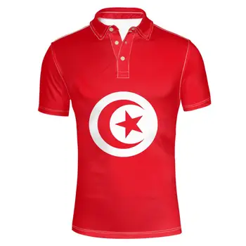 TUNUS gençlik dıy ücretsiz özel ad numarası tun Polo GÖMLEK ulusal bayrak tunisie tn islam arapça arap tunus baskı fotoğraf giyim