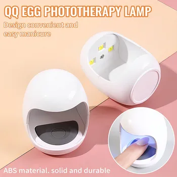 Tırnak Kurutucu MİNİ 3W USB UV LED Lamba tırnak Sanat Manikür Araçları Pembe Yumurta Şekli Tasarım 30S Hızlı Kuruyan kür ışık Jel Lehçe için