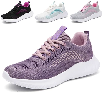 Ultra Hafif koşu ayakkabıları Kadınlar için Rahat spor ayakkabı Nefes Örgü Sneakers Bayan Tenis Ayakkabıları Atletizm Eğitmenler