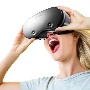 VRGPRO X7 VR Gözlük Sanal Gerçeklik Tam Ekran Görsel Geniş Açılı VR Gözlük 5 İla 7 İnç Akıllı Telefon Gözlük Cihazları