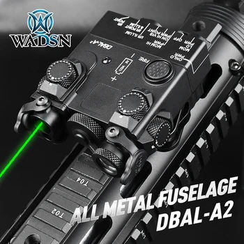 WADSN tam Metal DBAL-A2 kırmızı nokta IR lazer Sight yeşil mavi lazer göstergesi tam fonksiyonlu Whitelight Strobe avcılık silah ışık Görüntü 2
